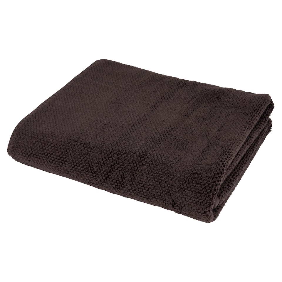 F&F Home Brown Textured Hand Towel