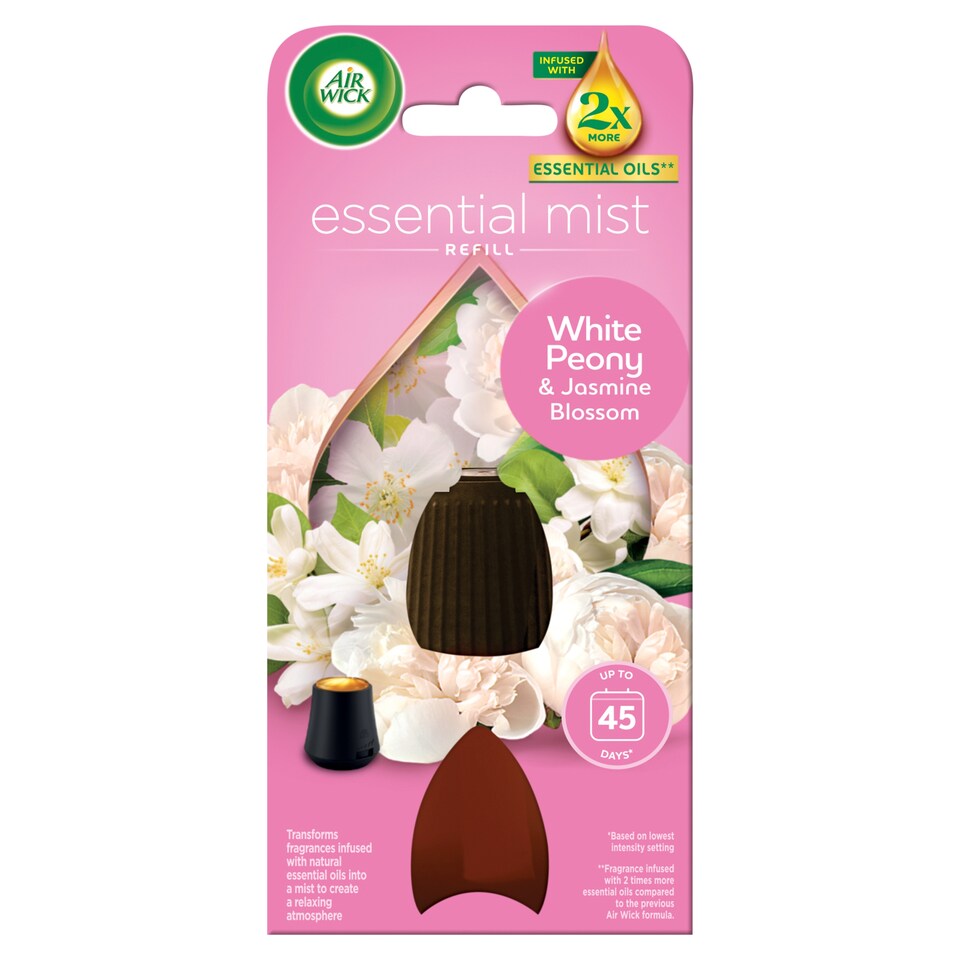 Air Wick náplň pro aroma difuzér - Pivoňka a jasmínový květ