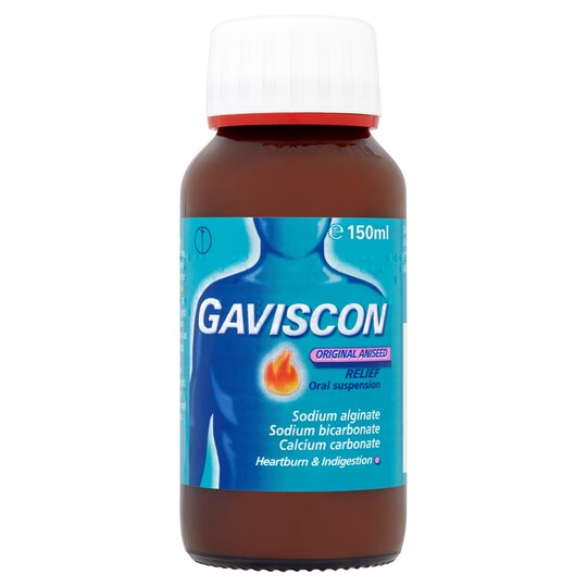 Gaviscon Aniseed Heartburn Liquid 150Ml Tesco Groceries