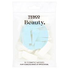 Tesco Cosmetic Wedges 16 Pack