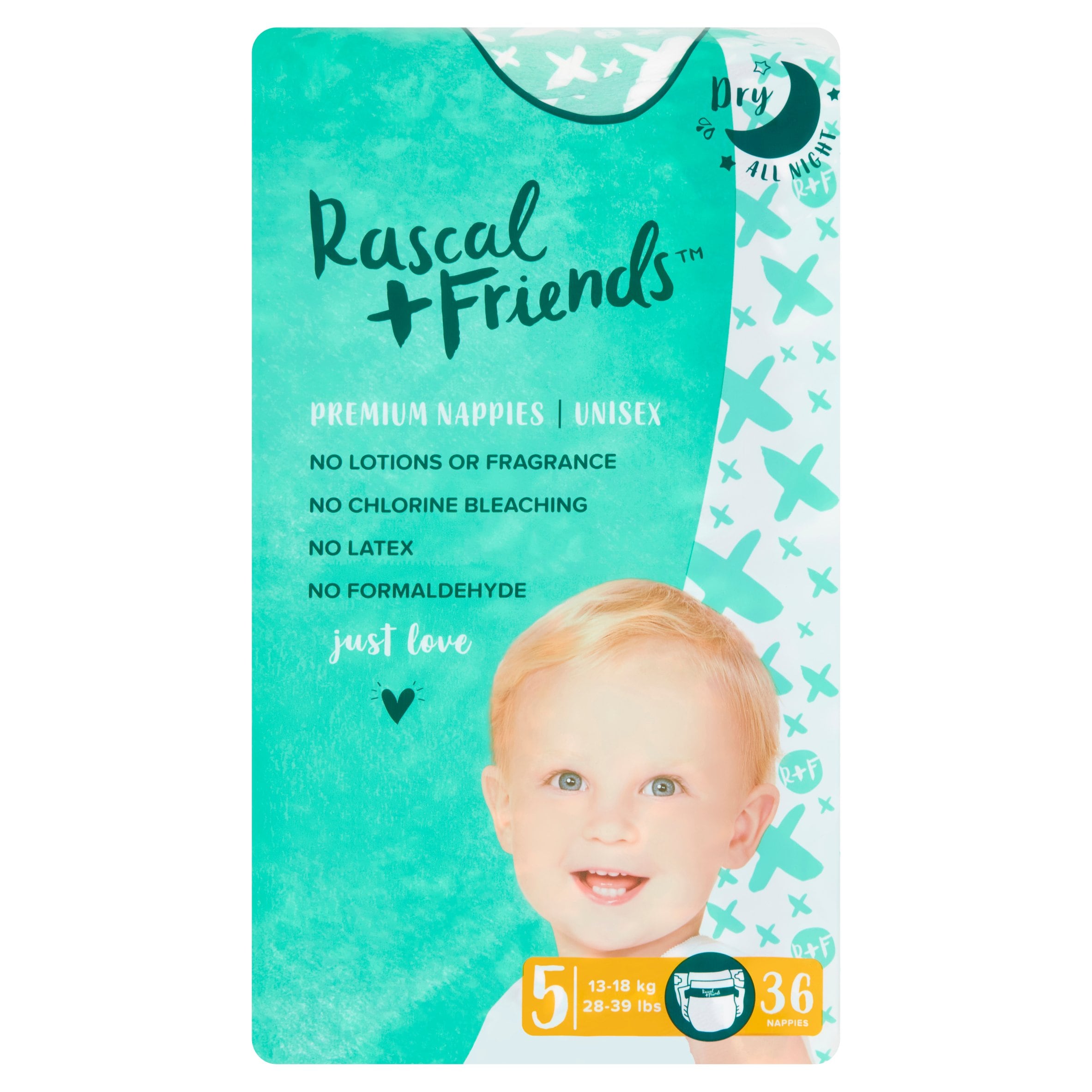 Friends Essential Size 5 Nappies 36Pk 