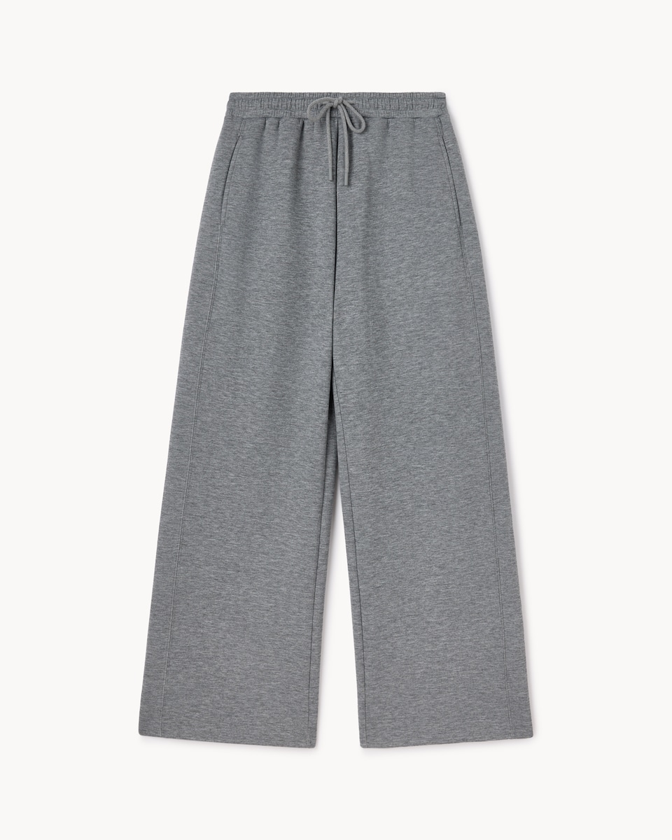 image 1 of F&F Scuba Wide Leg Co-ord Joggers in Grey