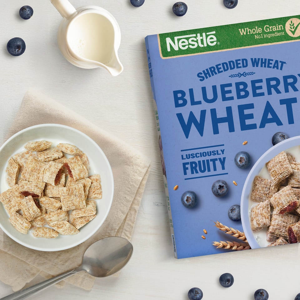 image 1 of Nestle Shredded Wheat Blueberry Cereal 450g 