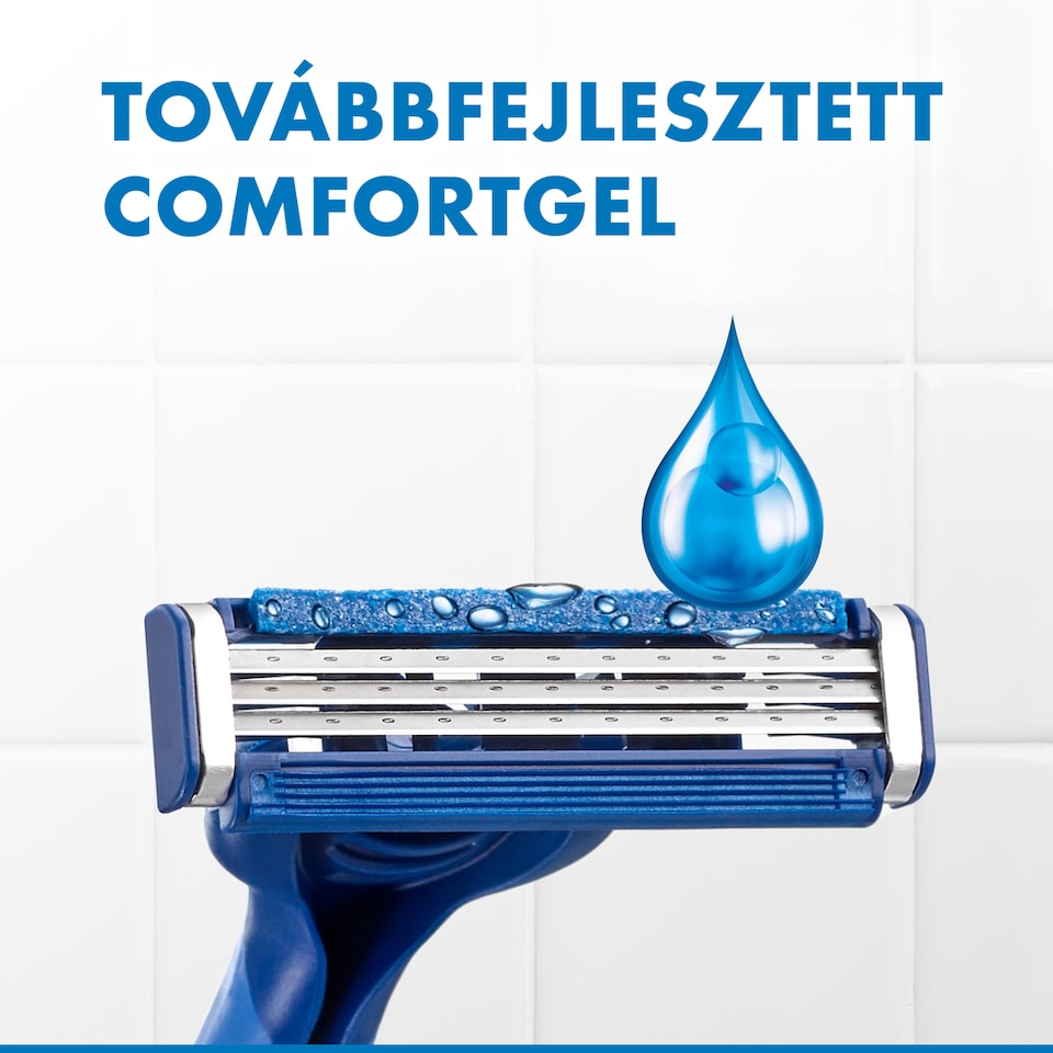 image 1 of Gillette Blue3 Plus Comfort, Disposable Razors For Men, 8-Pack Razors
