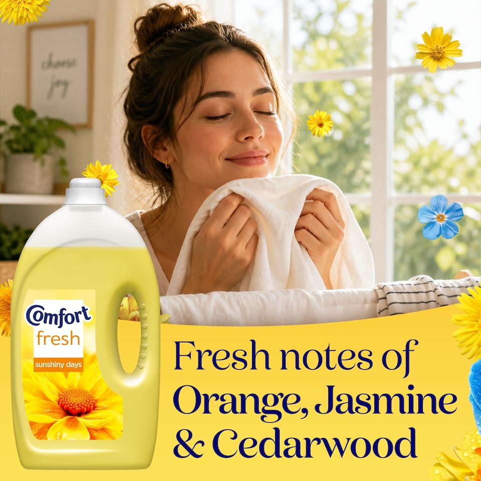 image 1 of Comfort Fabric Conditioner Sunshiny Days 80 Washes 2400ml