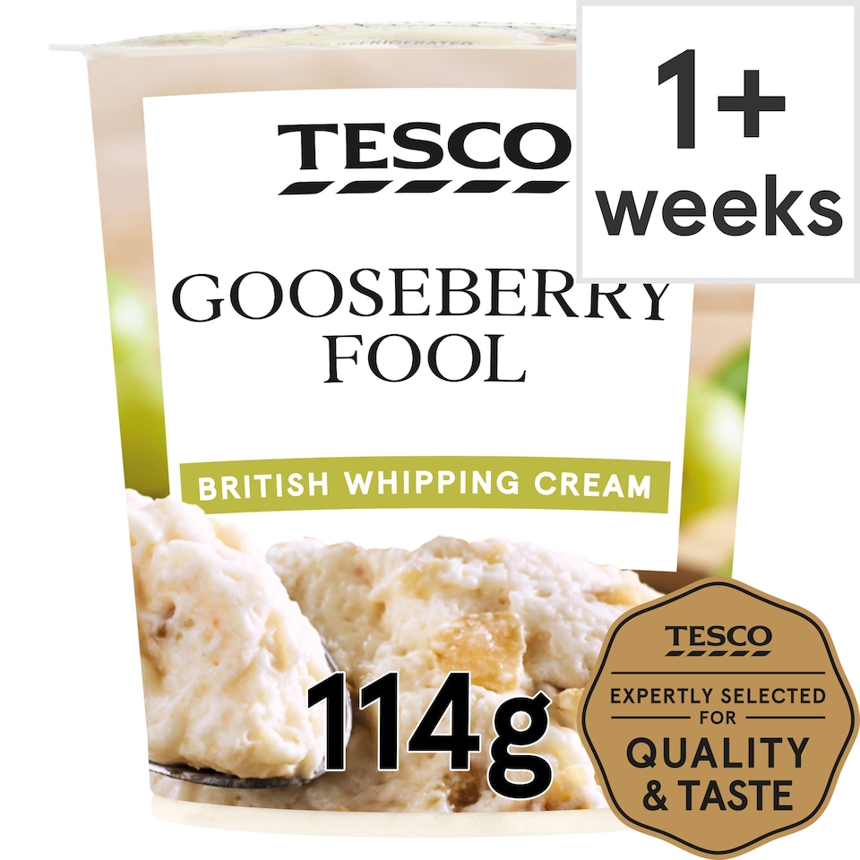 Tesco Gooseberry Fool 114g