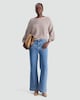 image 2 of F&F Ribbed Crew Neck Batwing Sleeved Jumper in Mink
