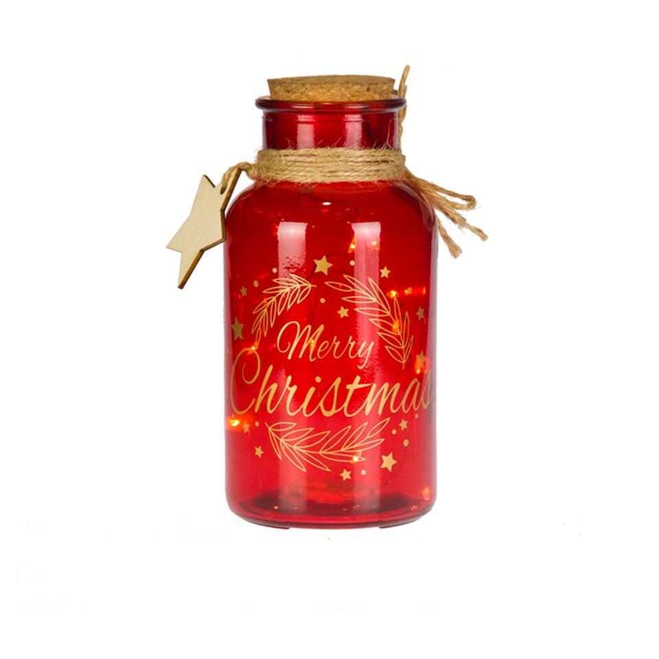 image 1 of Tesco Light Up Jar Room Decoration Assorted