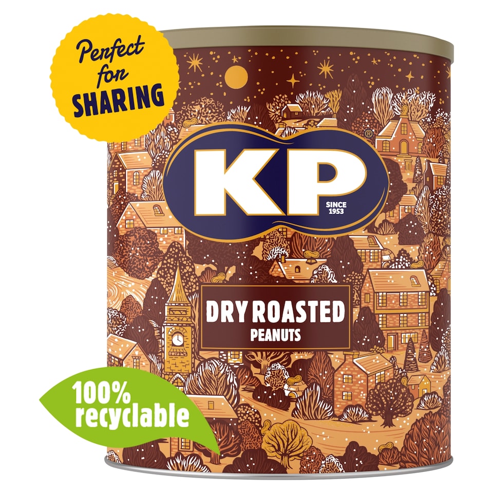 Kp Nuts Dry Roasted Peanuts 375G