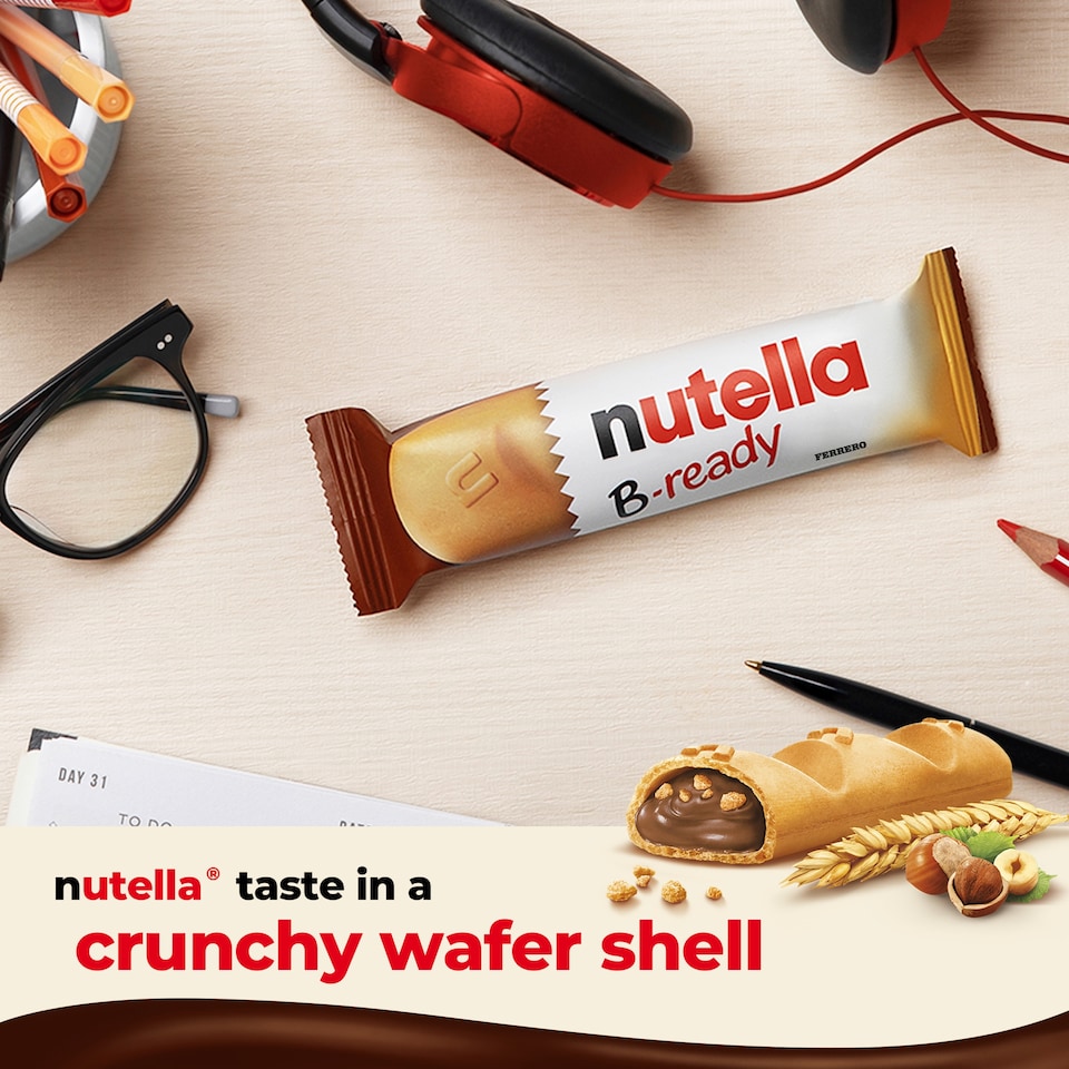 image 1 of NUTELLA B-ready Bars Multipack 6 X 22g (132g)