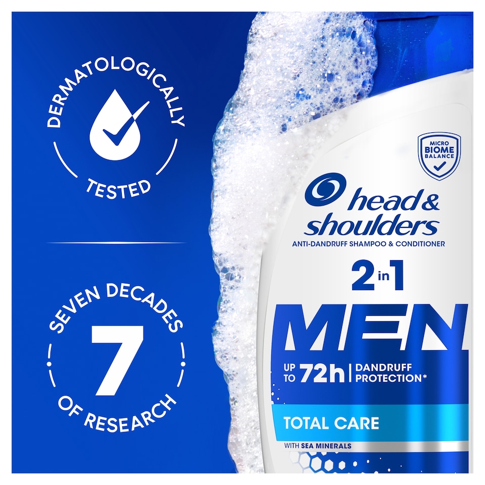 image 1 of Head & Shoulders 2 in 1 Men Total Care Shampoo & Conditioner 330ml