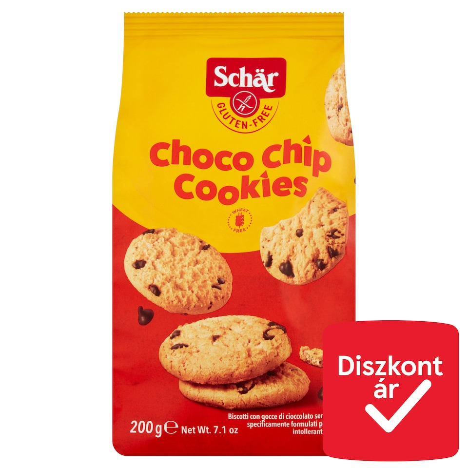 image 1 of Schär Gluten-Free Choco Chip Cookies 200 g