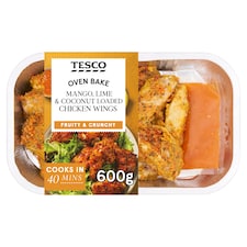 Tesco Mango Coconut & Lime Loaded Chicken Wings 600g