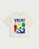 image 4 of F&F Boys Pure Cotton Vacay Print T-Shirt in Cream