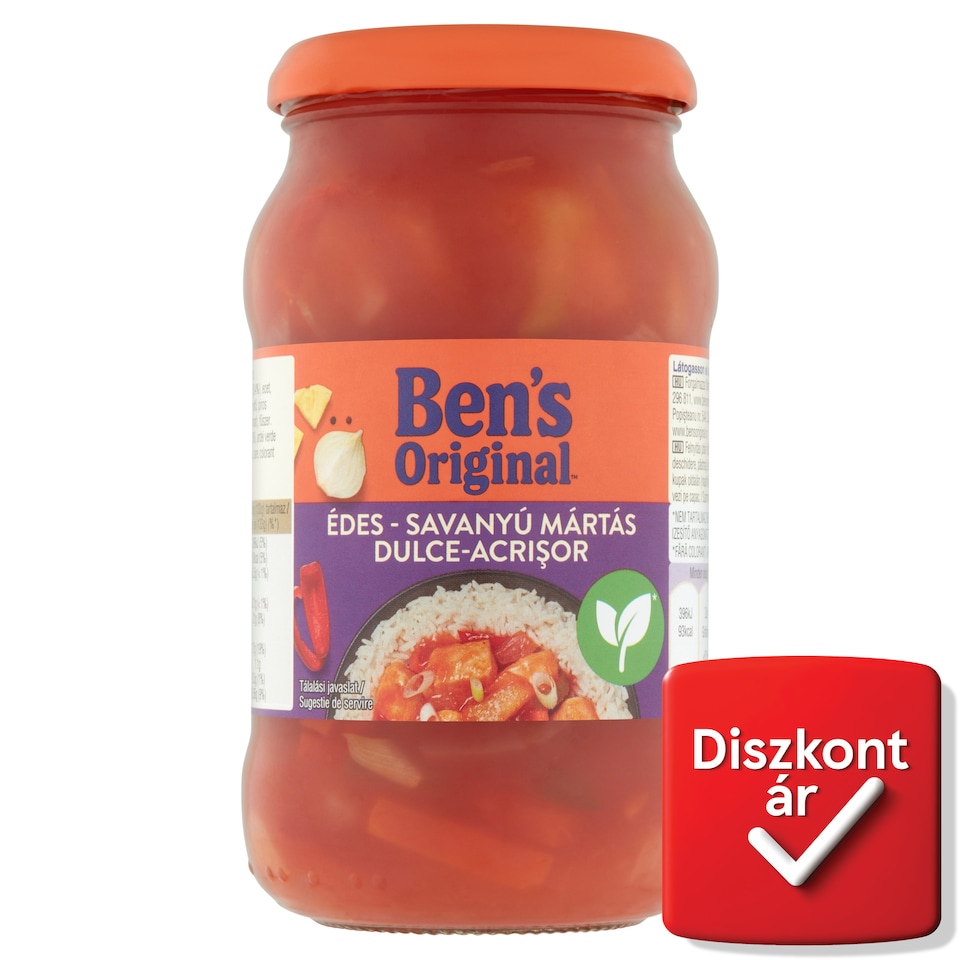 Ben's Original édes-savanyú mártás 400 g  1. kép