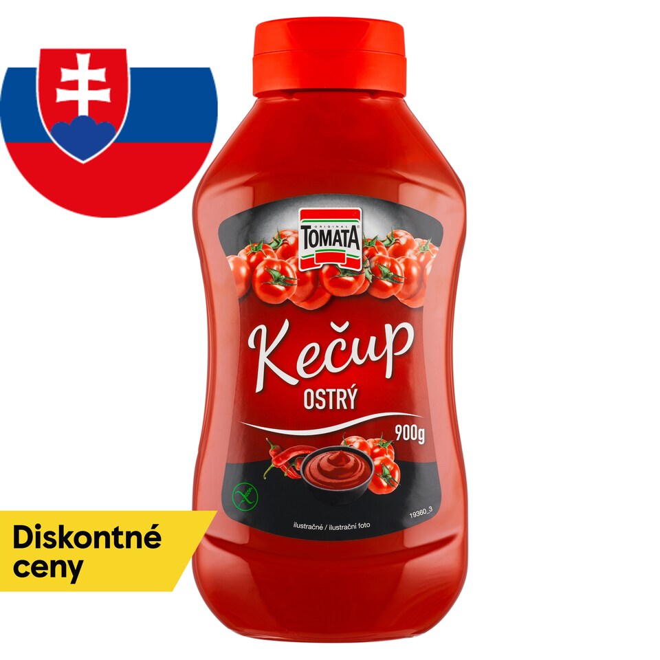 obrázok 1 z Tomata Kečup ostrý 900 g