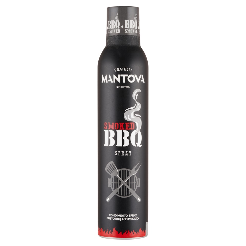 Mantova Smoked BBQ High Oleic Sunflower Seed Oil Spray 200 ml