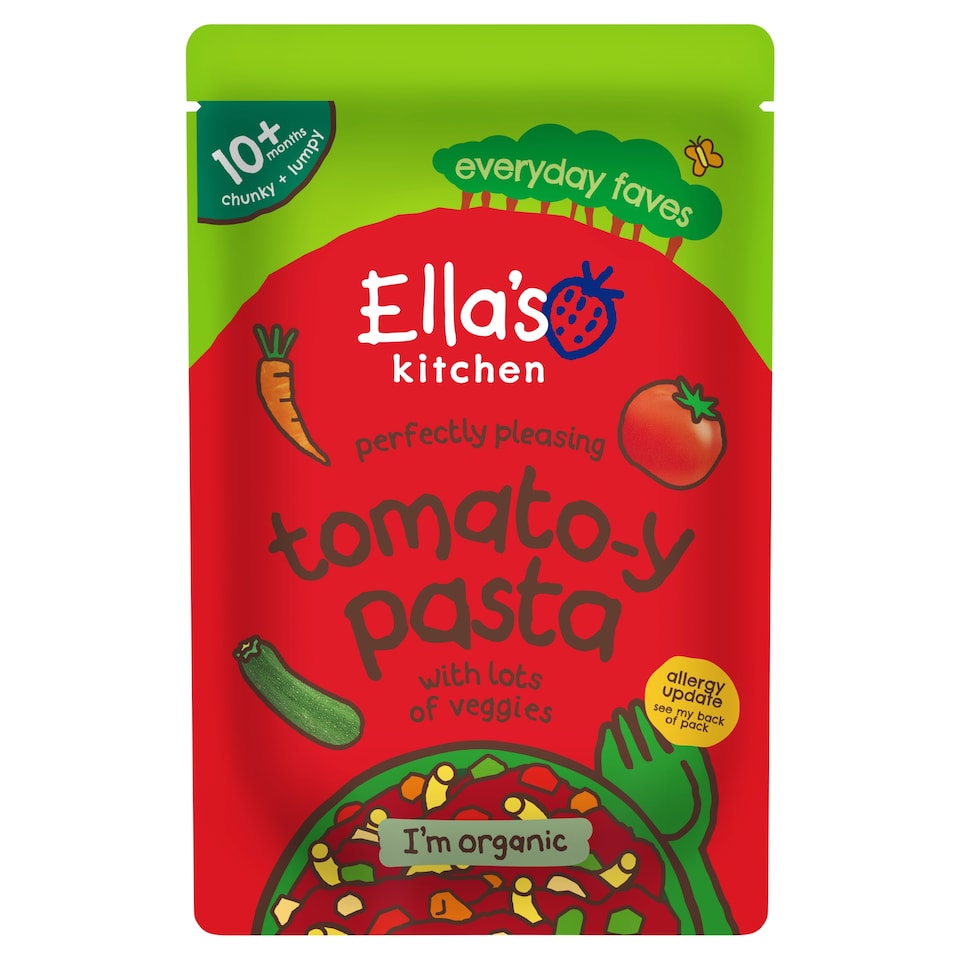 image 1 of Ella's Kitchen Organic Tomato Pasta With Vegetables 190G