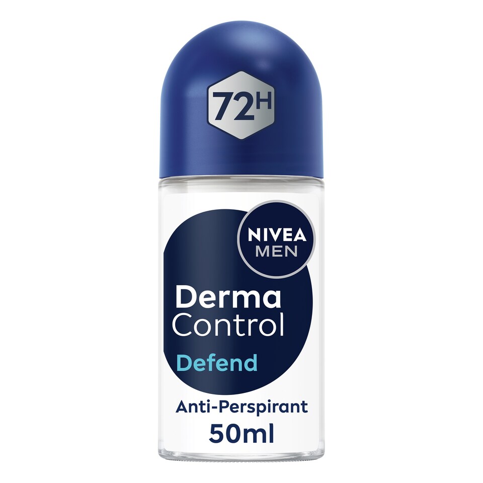 image 1 of NIVEA MEN Derma Control Defend Antiperspirant Deodorant Roll On 50ml