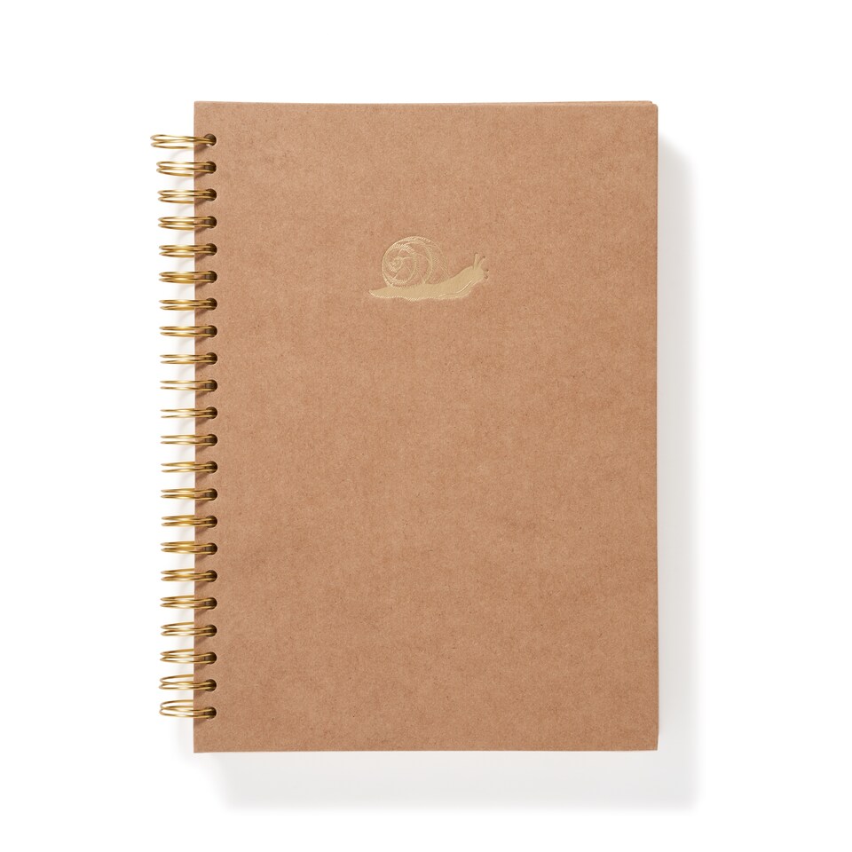 image 1 of Paperchase Full Bloom A4 Wiro Craft Notebook