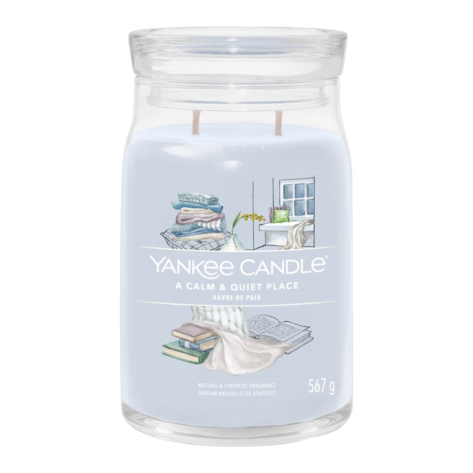 image 1 of Yankee Candle Signature A Calm & Quiet Place Large Candle 567g