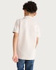 image 3 of F&F Boys Cotton Rich Textured Short Sleeved Shirt in Stone
