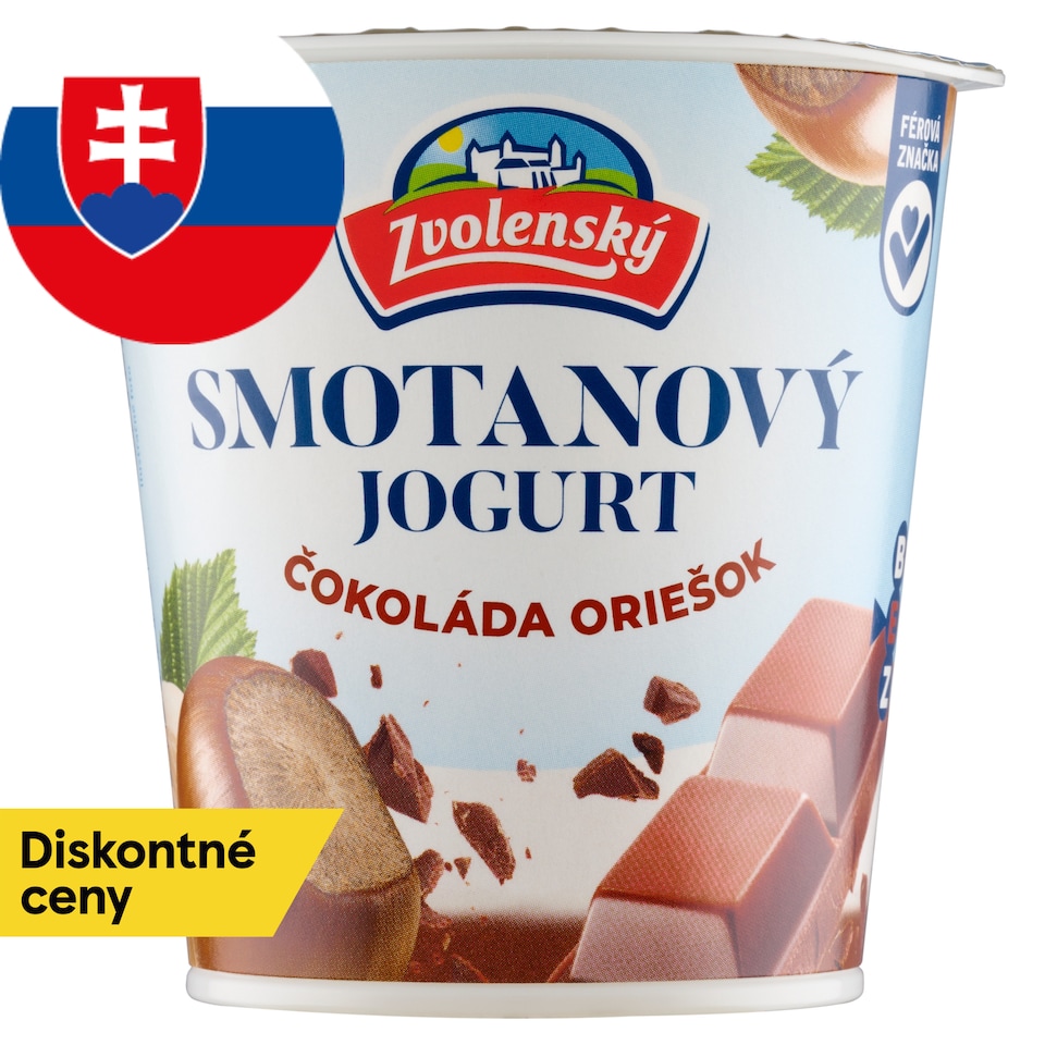 obrázok 1 z Zvolenský Smotanový jogurt čokoláda oriešok 145 g