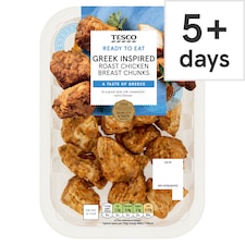 Tesco Greek Inspired Roast Chicken Breast Chunks 180g 