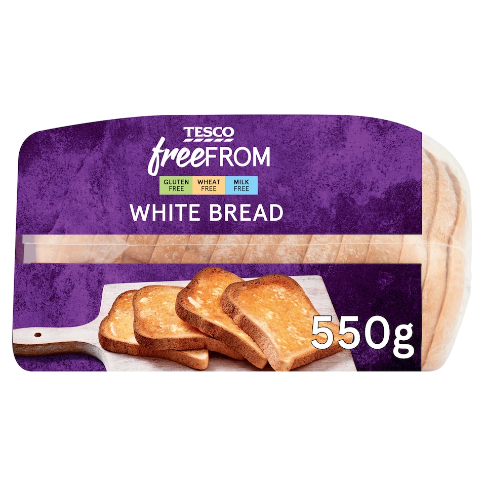 Tesco Free From White Bread 550g