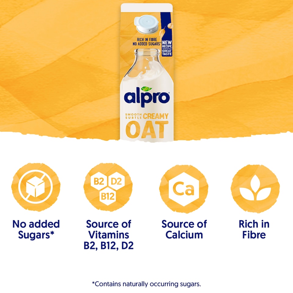 image 1 of Alpro Oat Original Chilled Dairy Free Drink 1 Litre