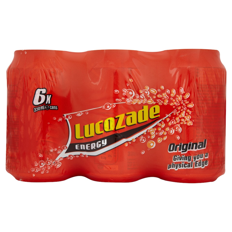 Lucozade Energy Can Original 6X330ml