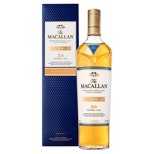 The Macallan Gold Single Malt Whiskey 70Cl Sweet Tesco Groceries