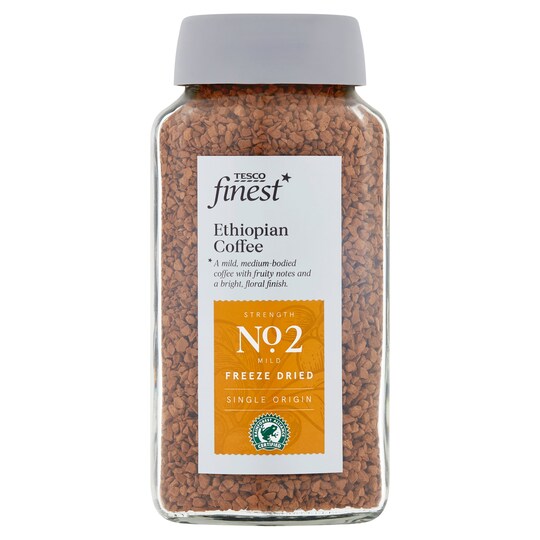 Tesco Finest Ethiopian Instant Coffee 100G Tesco Groceries