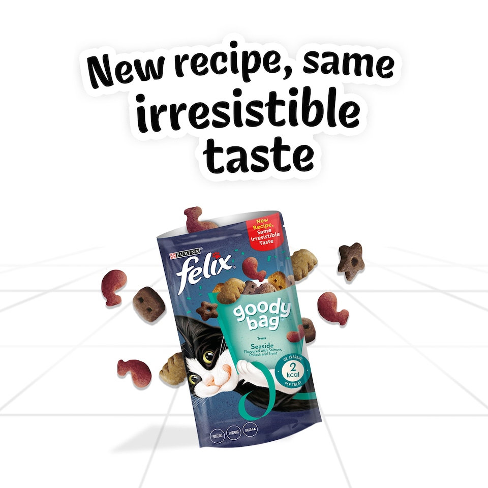 image 1 of Felix Goody Bag Cat Treats Seaside Mix 60G