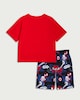 image 2 of Marvel Spider-Man Spidey Pyjama Shorts Set in Red