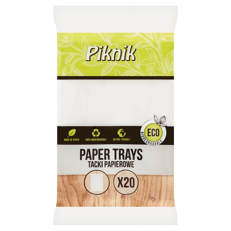 Piknik Papírové tácky 20 ks