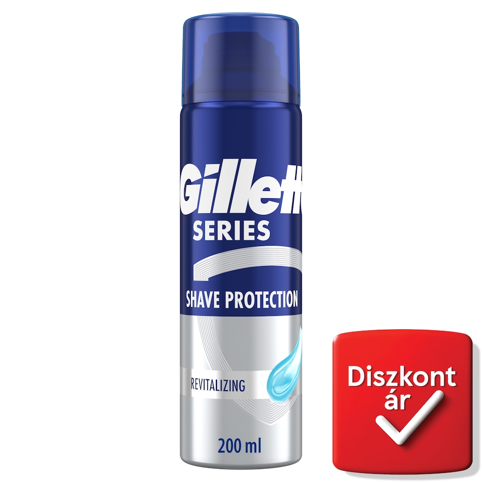 Gillette Series Revitalizáló Borotvazselé Zöld Teával, Férfiaknak, 200ml  1. kép