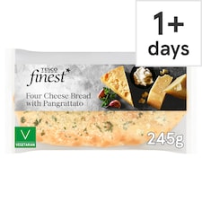 Tesco Finest Four Cheese Bread With Pangratatto 245G