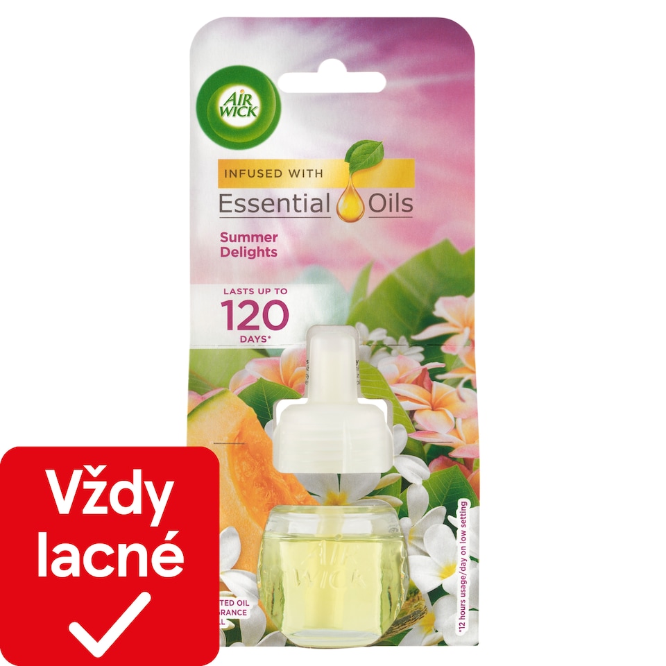obrázok 1 z Air Wick Essential Oils Tekutá náplň do elektrického prístroja radostné leto 19 ml