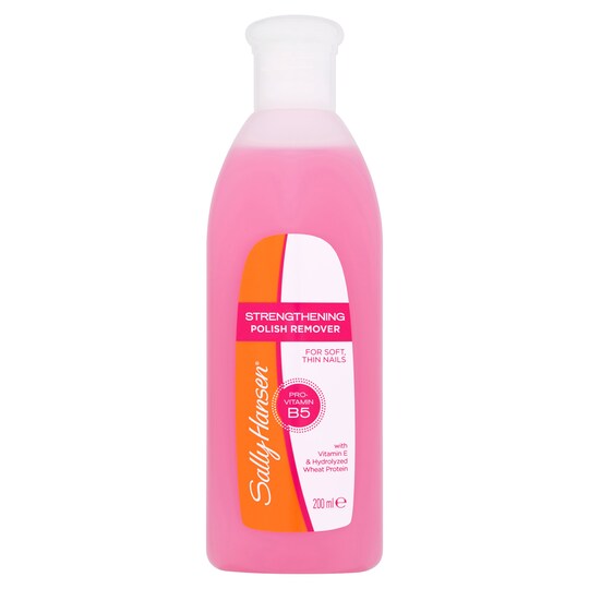 Sally Hansen Nailpolish Remover Strengthener 200Ml Tesco Groceries