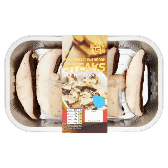 T. Portobello Mushrooms with Pepper SCE 245g Tesco Groceries