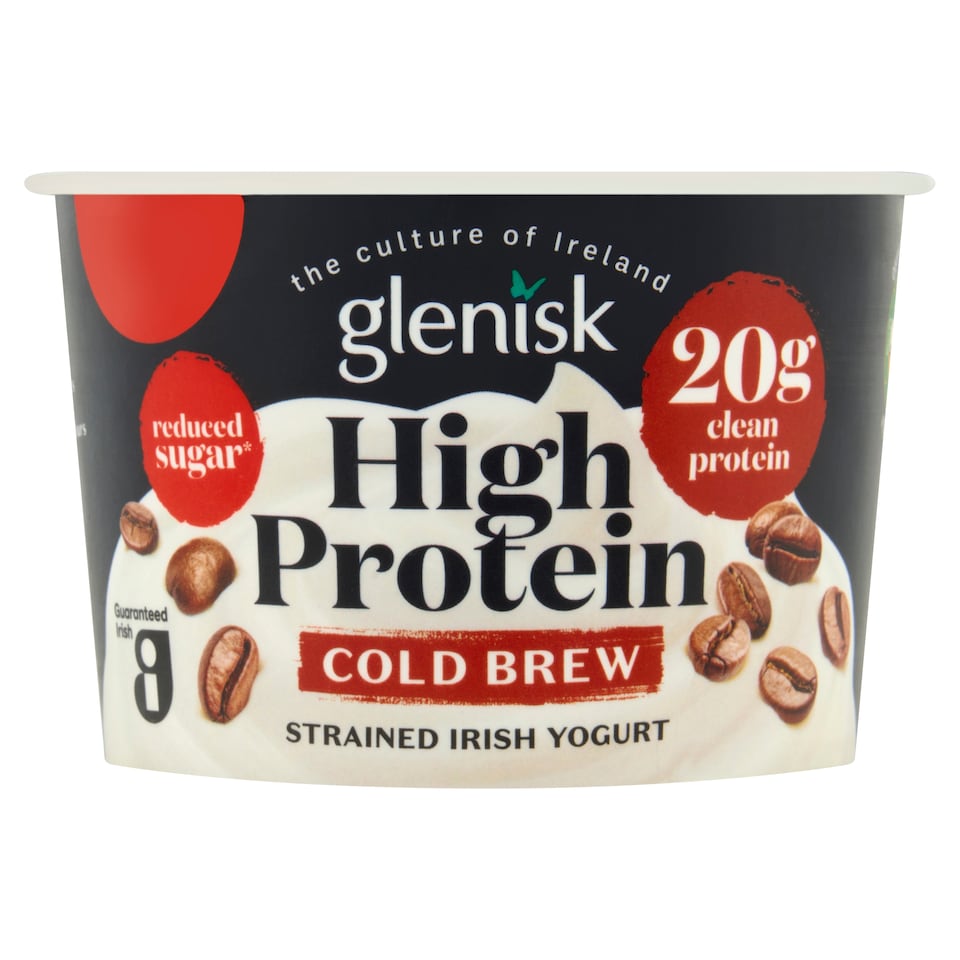 Glenisk High Protein Cold Brew Strained Irish Yogurt 215g