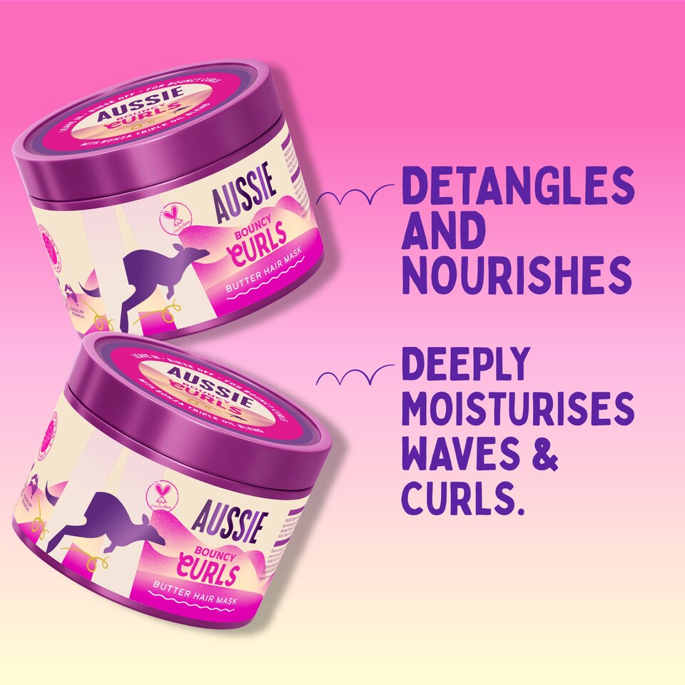 image 1 of Aussie Bouncy Curls Butter Hair Mask 500ml