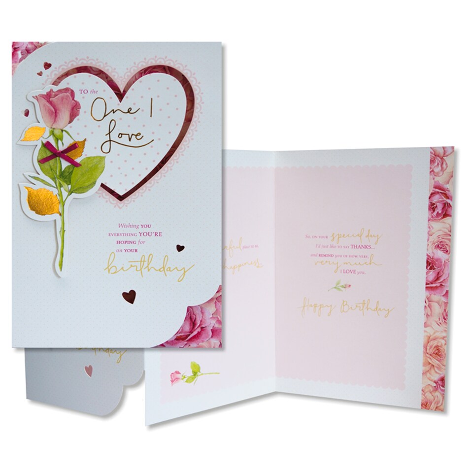 Hallmark Birthday Card To The One I Love