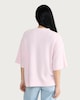image 3 of F&F Textured Oversized Fit T-Shirt in Pink