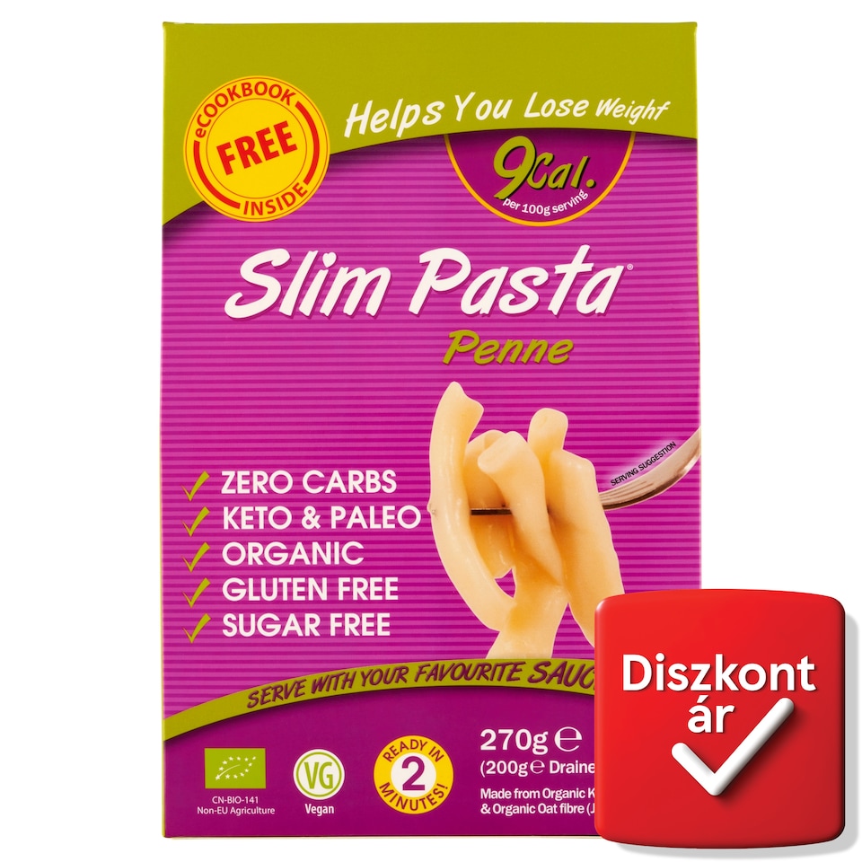 Slim Pasta Penne bio zabrost és konjak mannán alapú készítmény 270 g