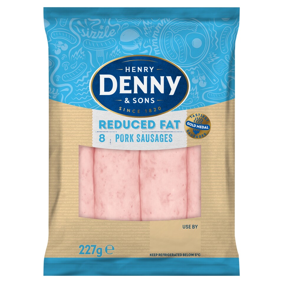 Denny Reduced Fat Sausages 227G