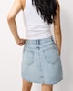 image 4 of F&F Pure Cotton Denim Mini Skirt in Blue