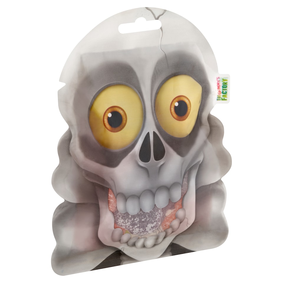 The Gommy's Factory Skulls Gluten-Free Sour Jelly Candies 80 g