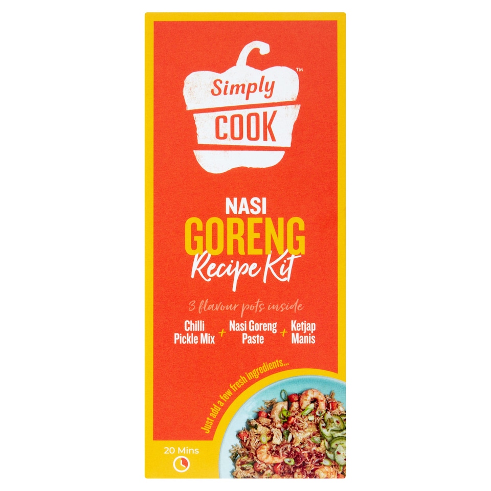 image 1 of Simply Cook Nasi Goreng 3 Step Cooking Kit 71G